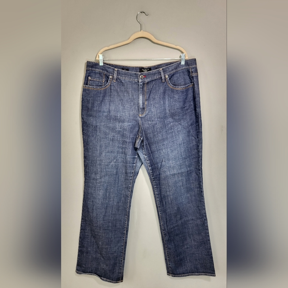 TALBOTS NWOT Boot Cut Jeans | Medium Dark Rinse | 5-pocket | size 18W